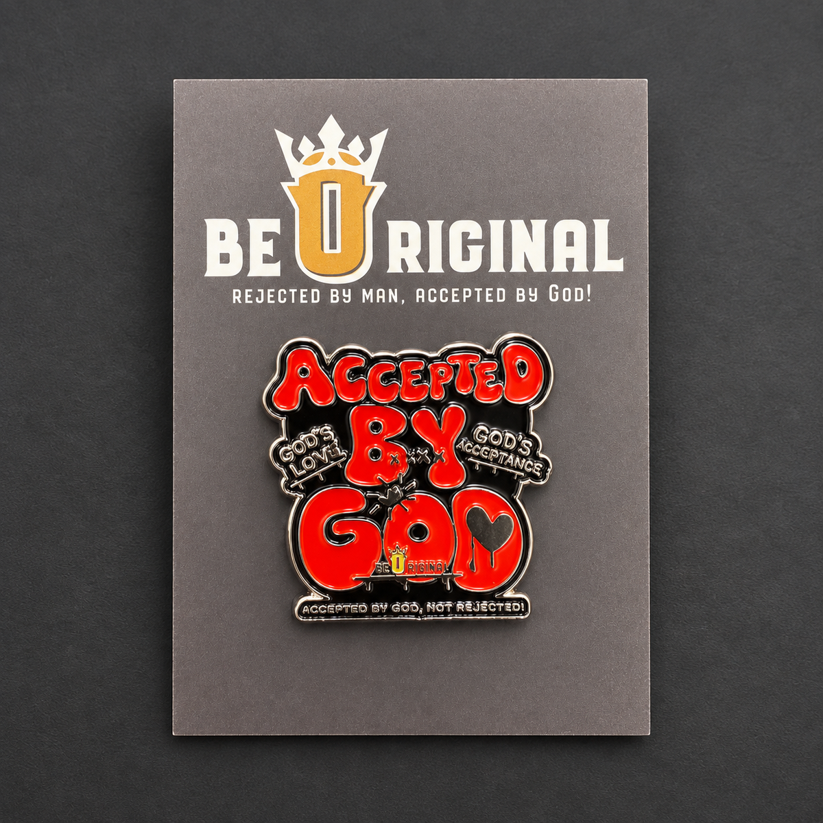 Accepted By God Pin