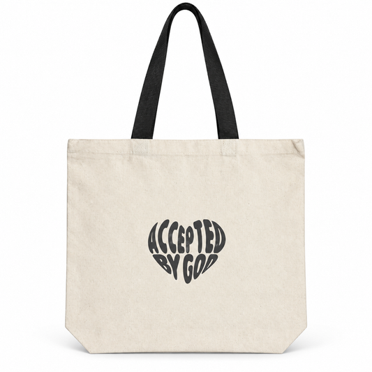 Accepted By God Natural Tote Bag