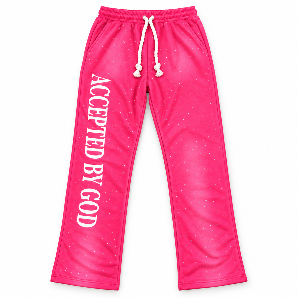 Accepted By God™ Rhinestone Joggers